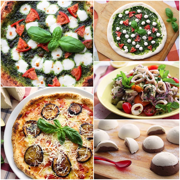 【レシピ】夏におすすめジェノベーゼペーストのピッツァと茄子とトマトのパルミジャーノ風ピッツァ